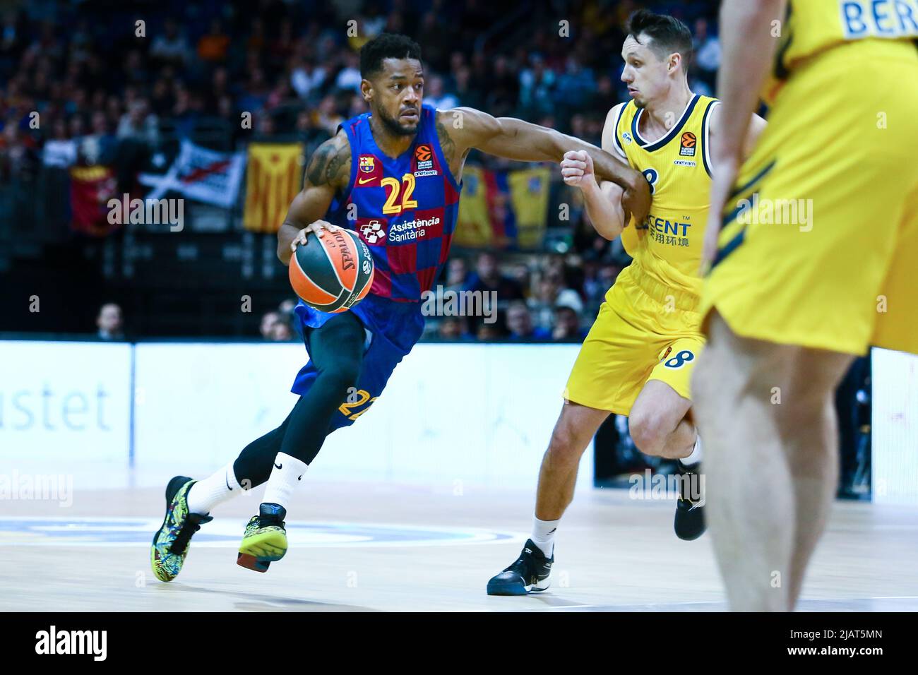 Berlin, 04. März 2020: Cory Higgins vom FC Barcelona im Einsatz während des Basketballspiels der EuroLeague Stockfoto