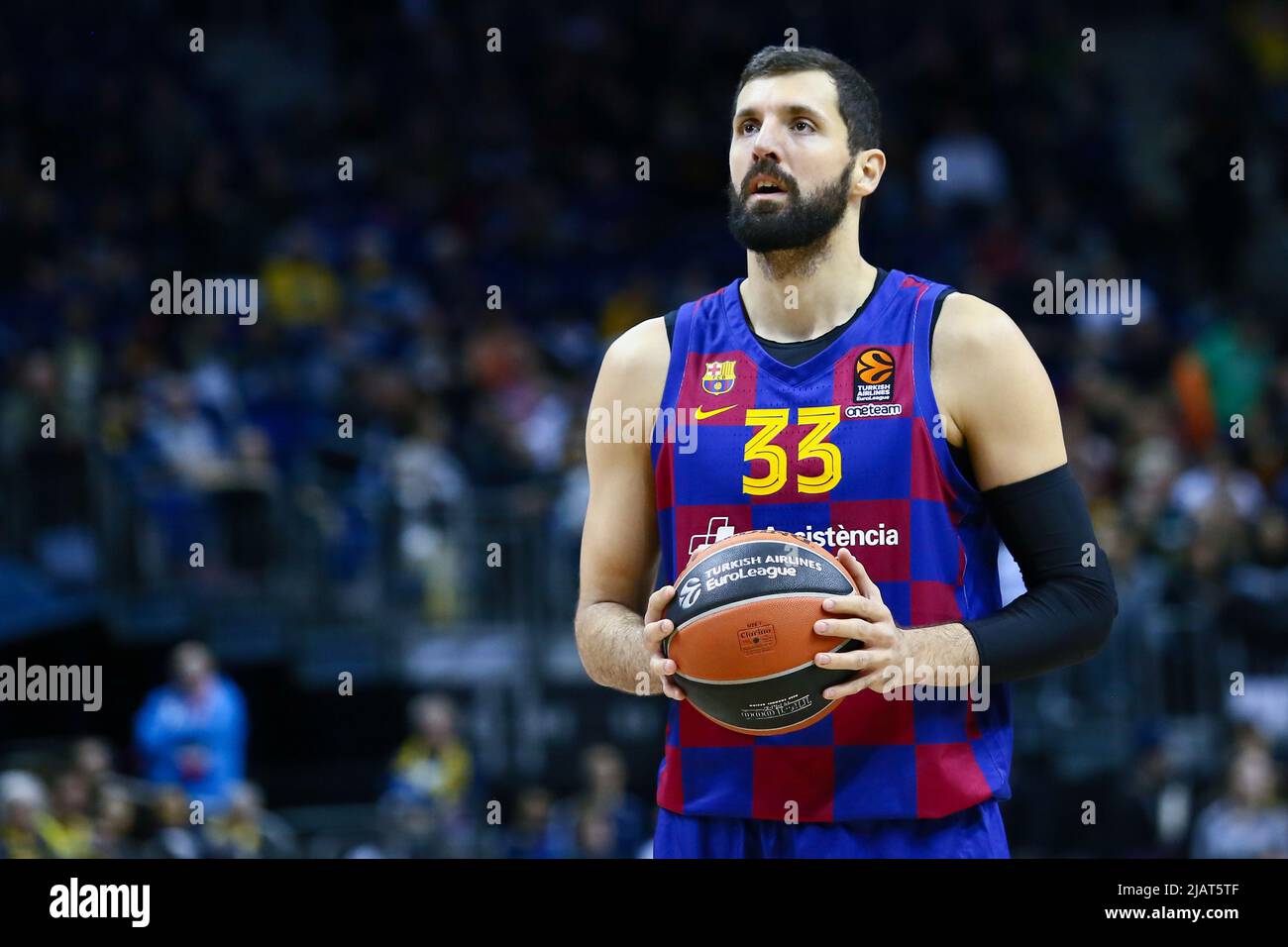 Berlin, 04. März 2020: Nikola Mirotic vom FC Barcelona Basketball beim Euroleague-Basketballspiel zwischen Alba Berlin und dem FC Barcelona Stockfoto