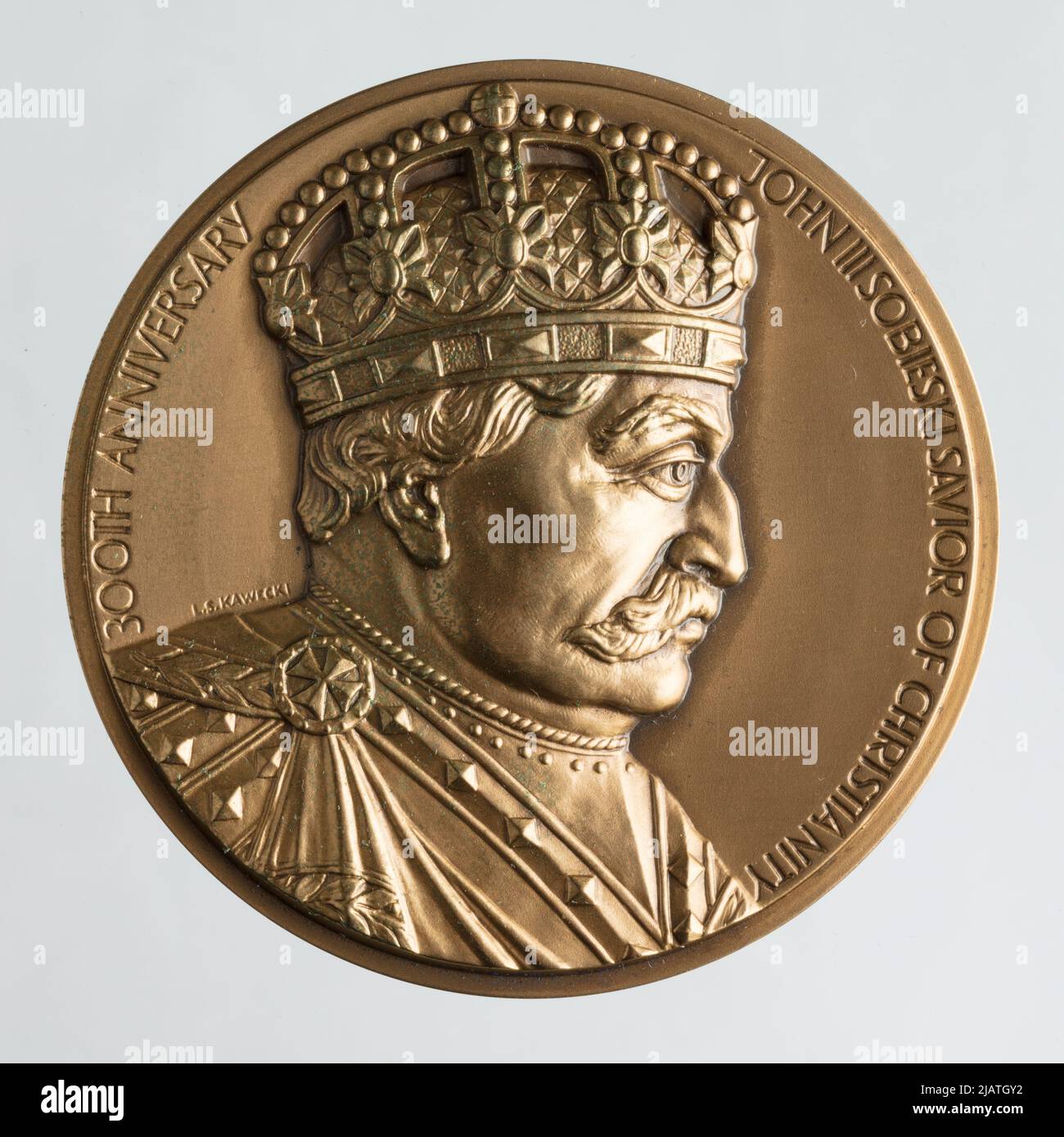 Medaille: 300. Jahre Schlacht bei Wien Medallic Art Company, Danbury, Connecticut, Kawecki, Leon S. Stockfoto