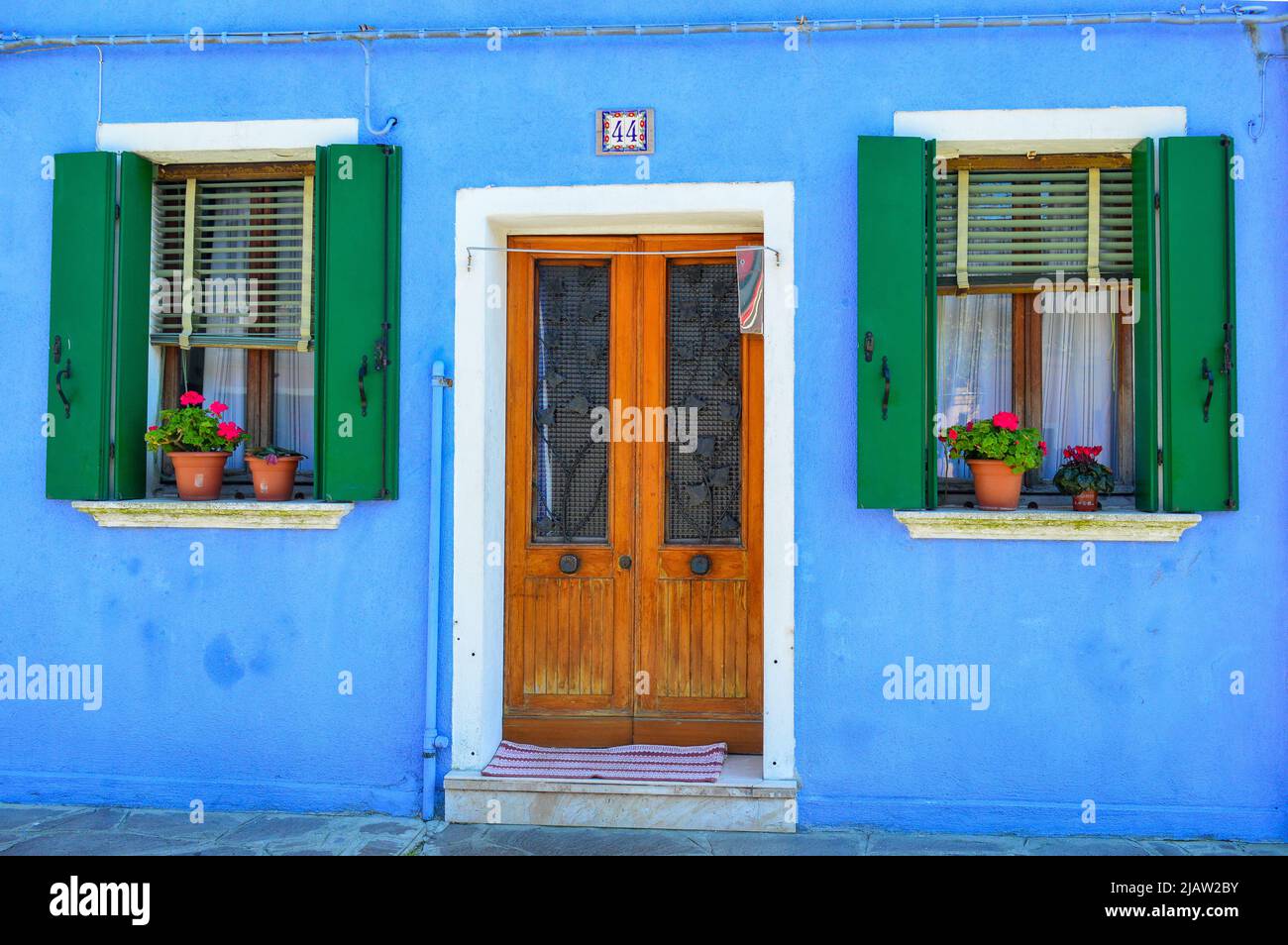 Sky House in Burano Stockfoto