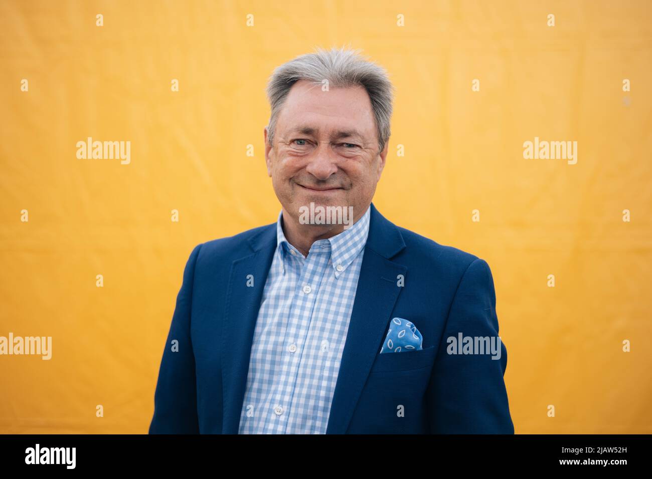 Hay-on-Wye, Wales, Großbritannien. 1.. Juni 2022. Alan Titchmarsh Portraits auf dem Hay Festival 2022, Wales. Quelle: Sam Hardwick/Alamy. Stockfoto