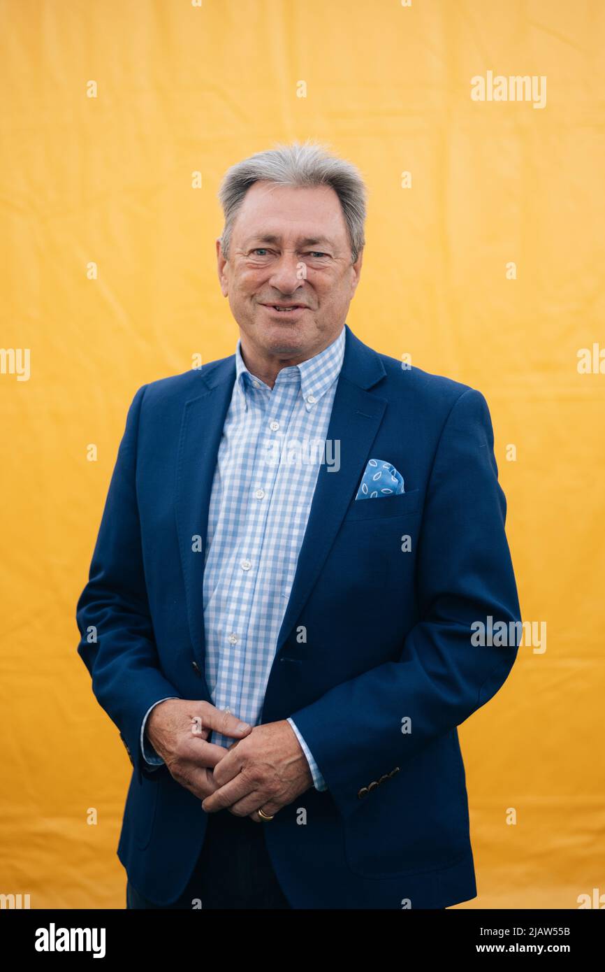 Hay-on-Wye, Wales, Großbritannien. 1.. Juni 2022. Alan Titchmarsh Portraits auf dem Hay Festival 2022, Wales. Quelle: Sam Hardwick/Alamy. Stockfoto