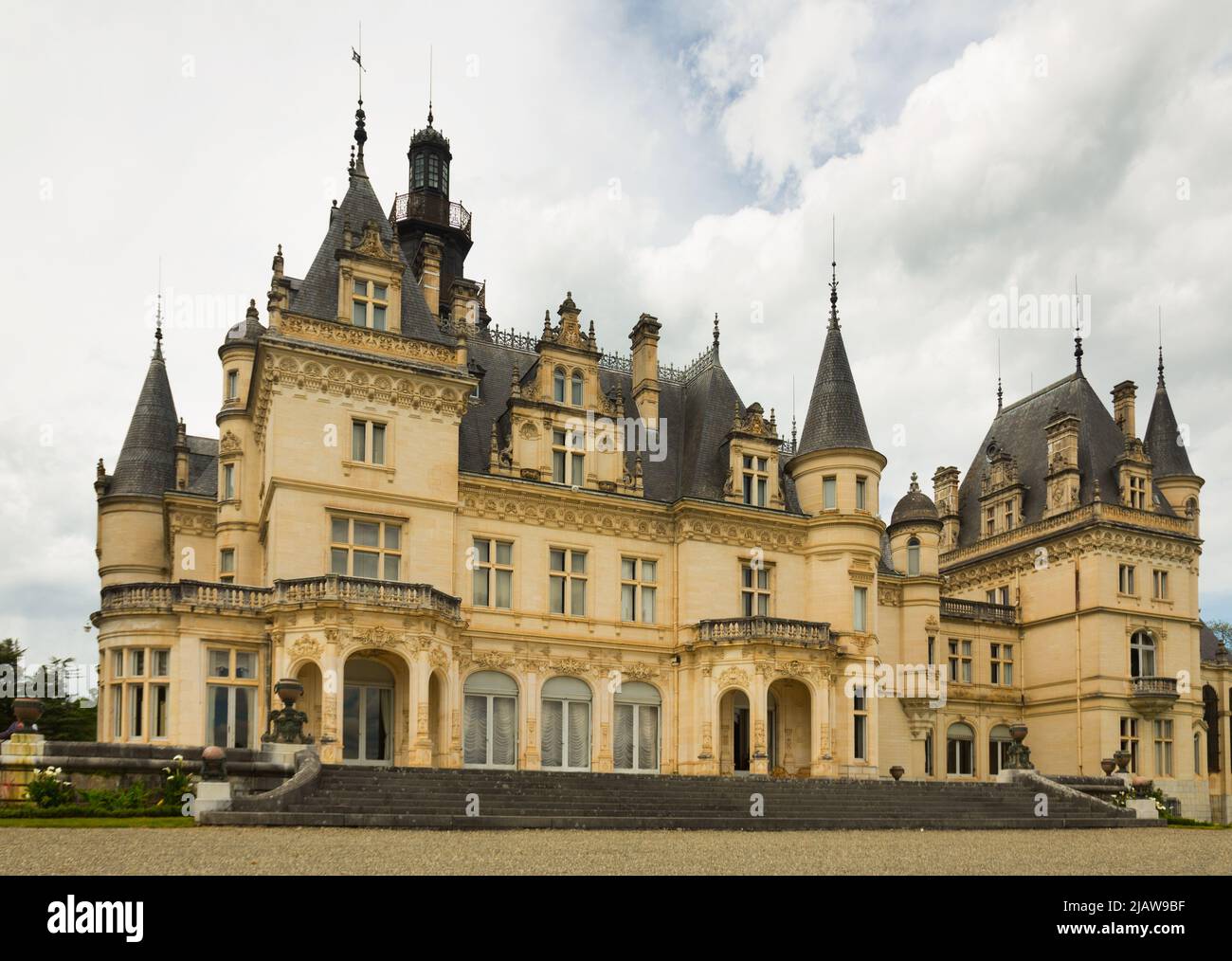 Schloss Montrejeau von Valmirande in Frankreich Stockfoto