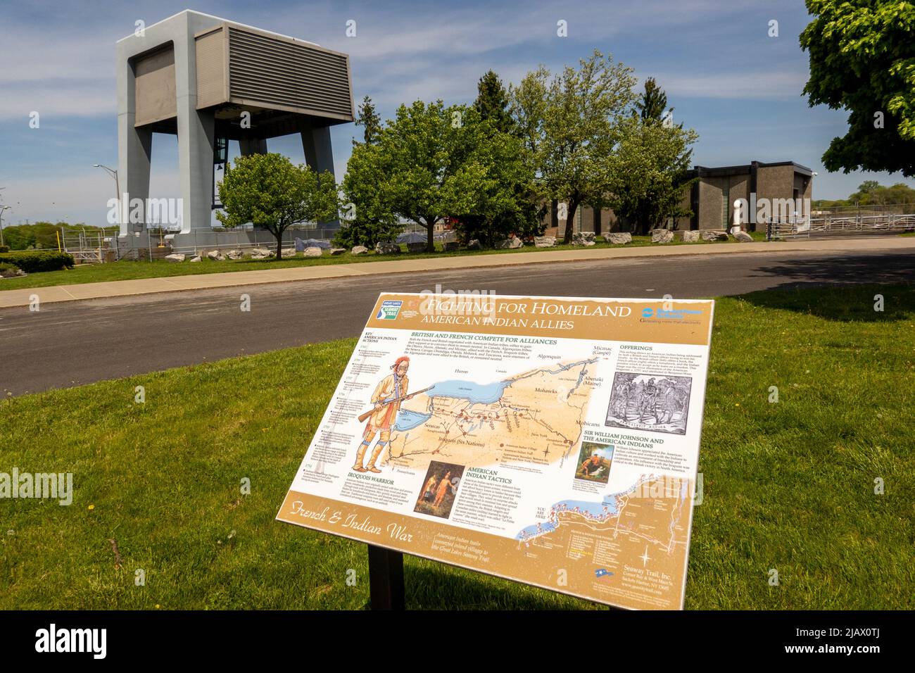 New York Power Authority Niagara Power Vista Lewiston NY Stockfoto