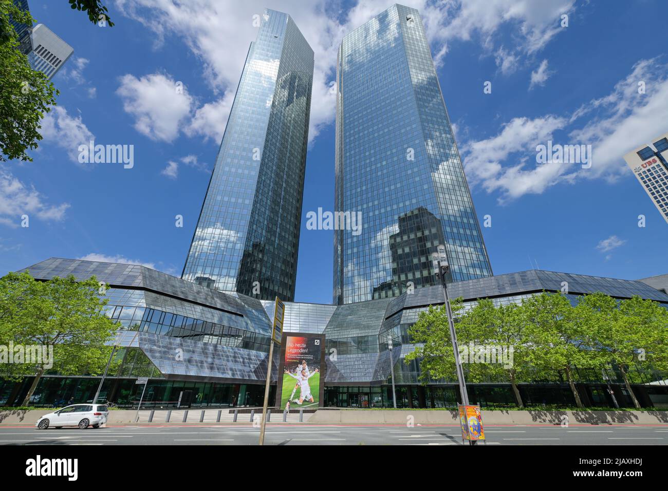 Deutsche Bank, Zentrale, Deutsche Bank Towers, Taunusanlage, Frankfurt am Main, Hessen, Deutschland Stockfoto