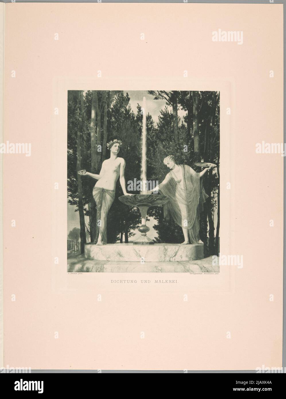 Bliżej Kultury Verlag F. Bruckmann A. G., Böcklin, Arnold (1827 1901) Stockfoto