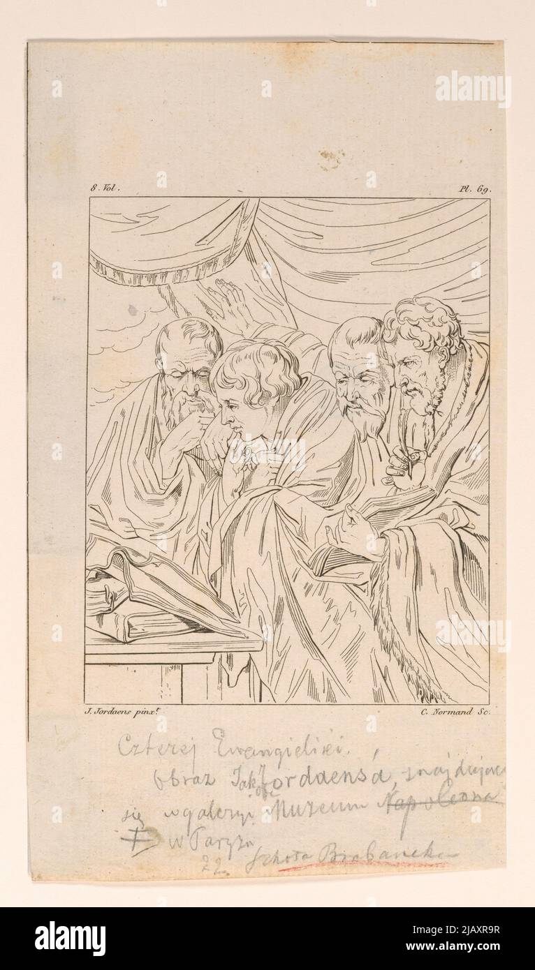 Bliżej Kultury Normand, Charles (1765 1840), Jordaens, Jacob (1593 1678) Stockfoto