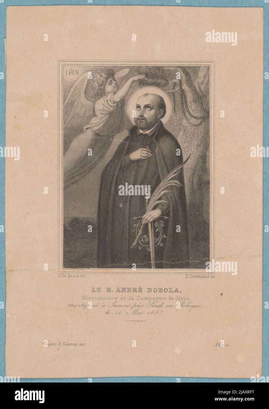 Bliżej Kultury Desvachez, David Joseph (1822 1902), Groux, Charles Corneille de (1825 1870), Segers & Bouwens Stockfoto