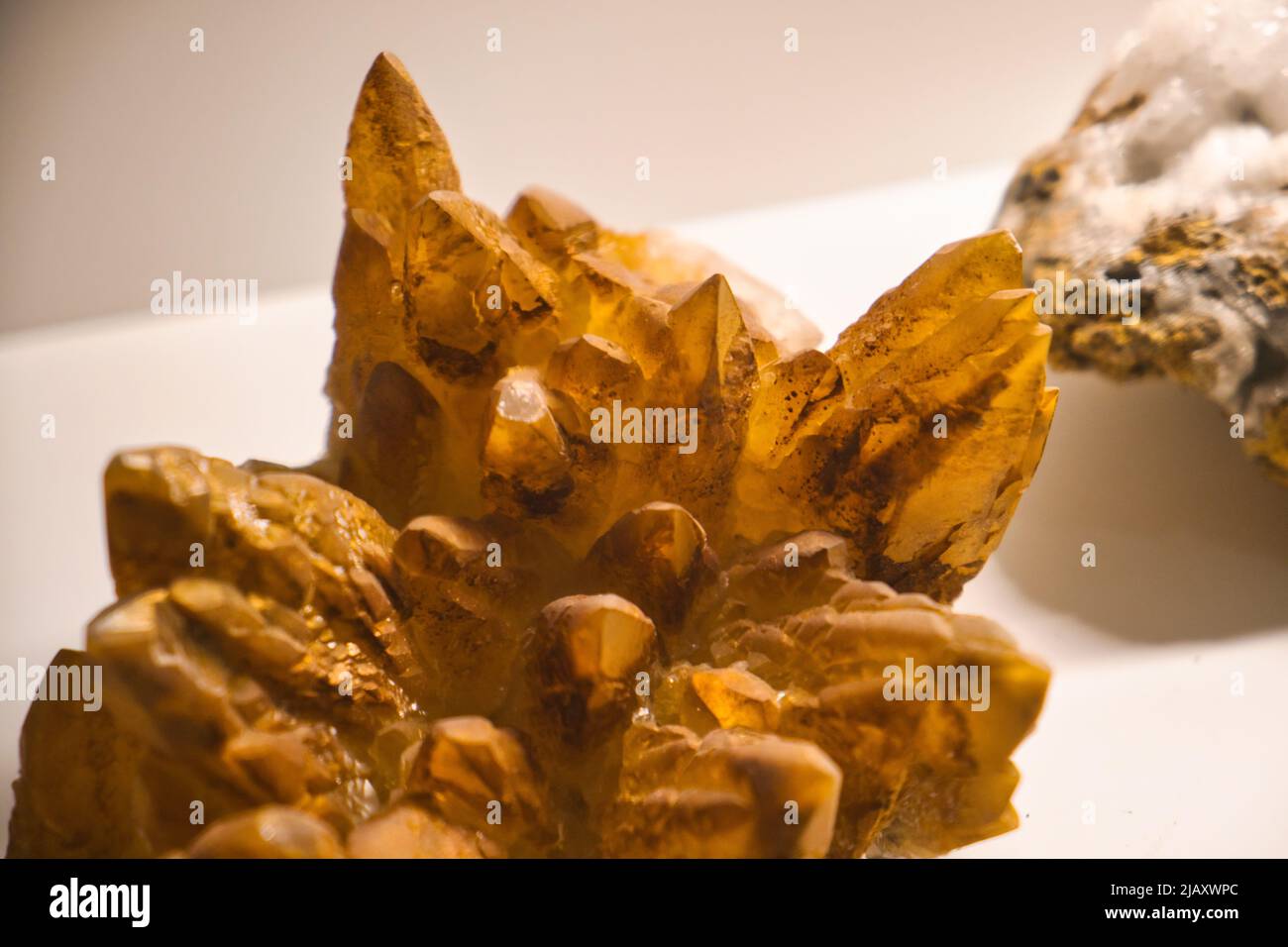 Nahaufnahme des Minerals Stockfoto