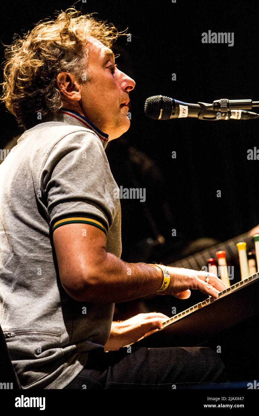 Yann Tiersen im Konzert in Mailand am 21 2014. Juli Stockfoto