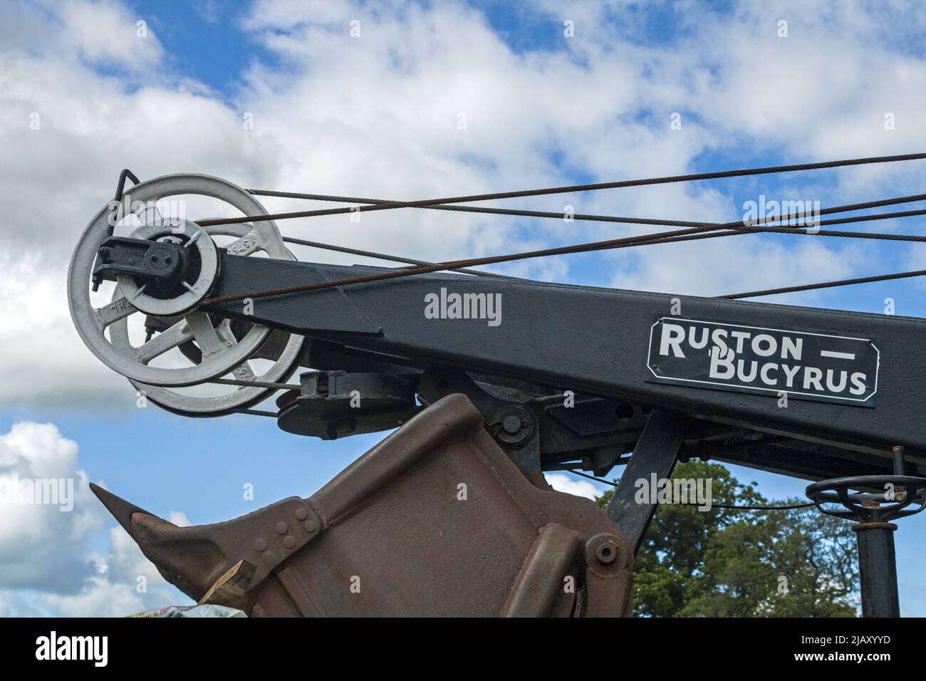 Ruston-Bucyrus. Chipping Steam Fair 2022. Stockfoto