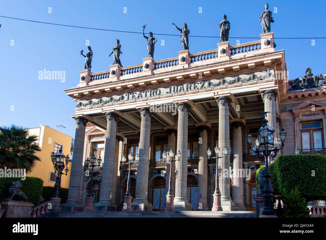 Juarez Theatre (Teatro Juarez) Guanajuato, Guanajuato, Mexiko. Stockfoto