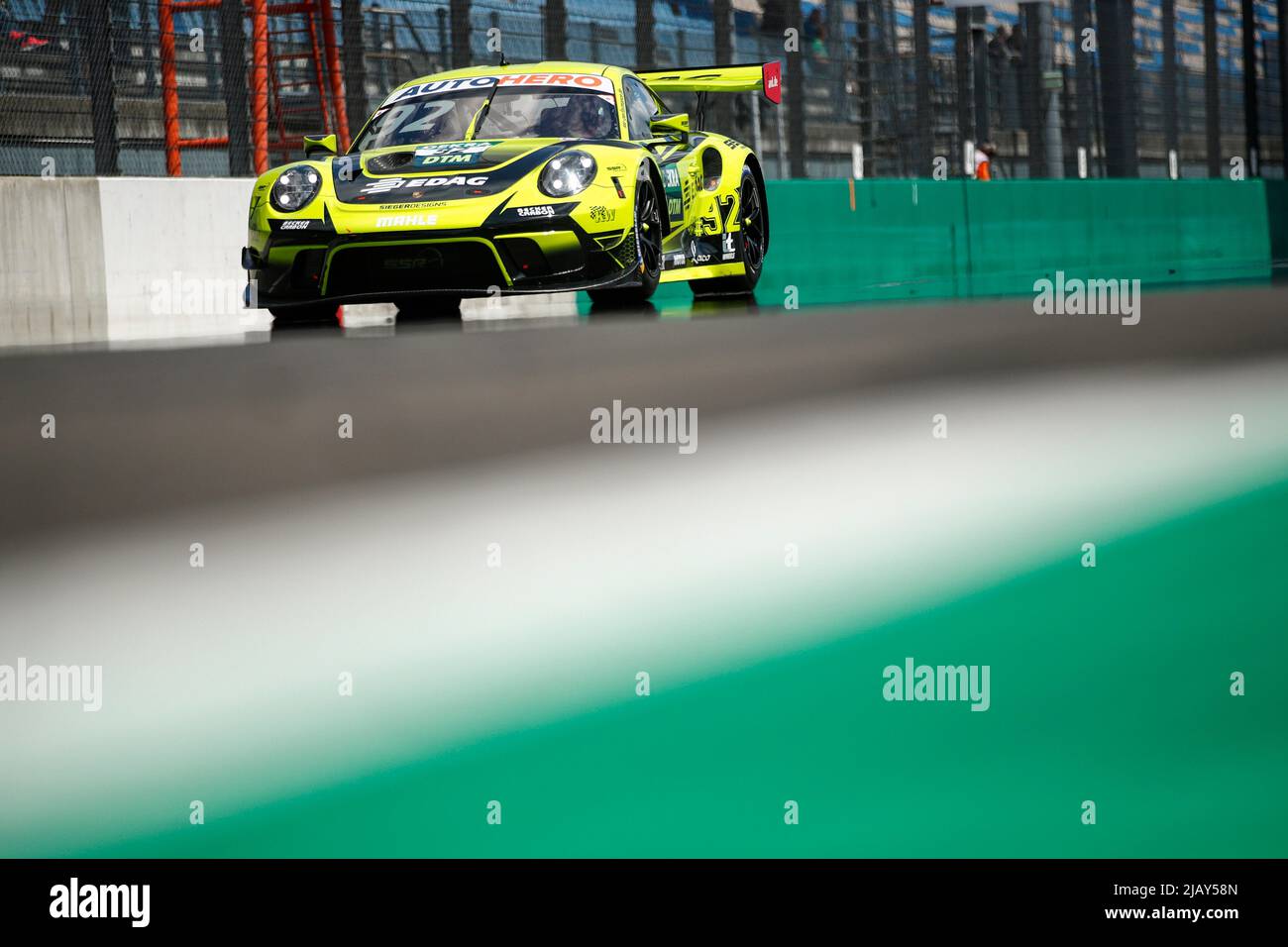 Klettwitz, Deutschland. 22.. Mai 2022. Klettwitz: DTM Lausitzring 2022, am 22. Mai 2022 Porsche 911 GT3 R, SSR Performance (#92). Laurens Vanthoor (B) Quelle: dpa/Alamy Live News Stockfoto