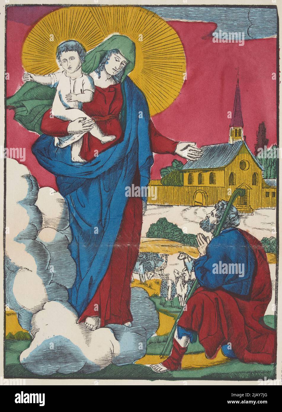 Notre Dame de grâce / Gottes Mutter Gottes, Nr. 122 unbekannt, Peller Stockfoto