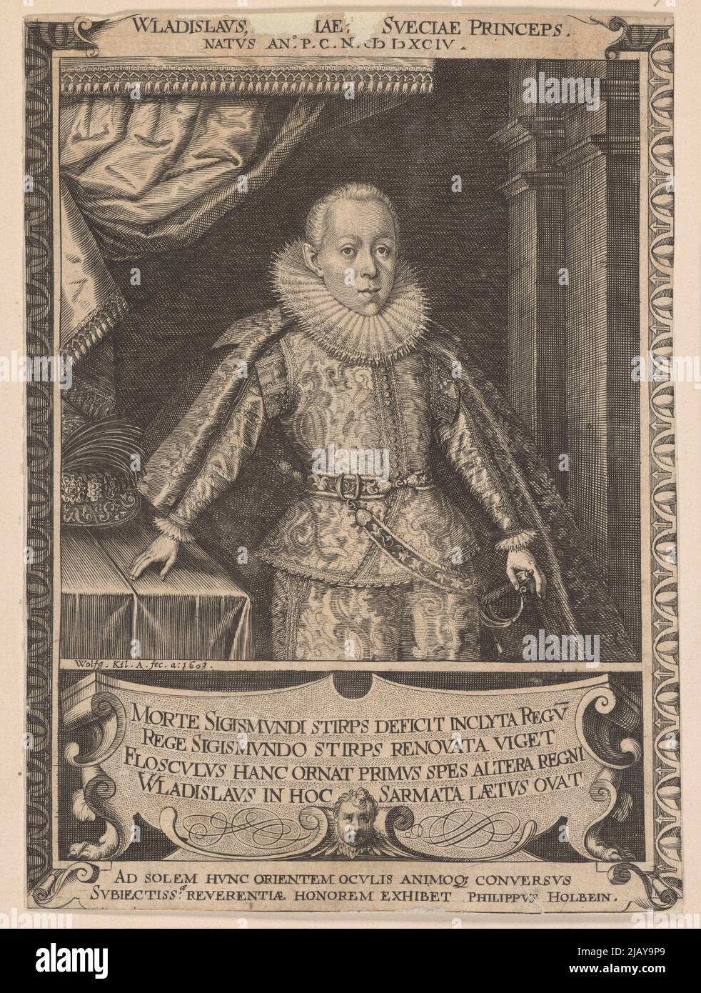 Bliżej Kultury Kilian, Wolfgang (1581 1662), Holbein, Philipp Stockfoto