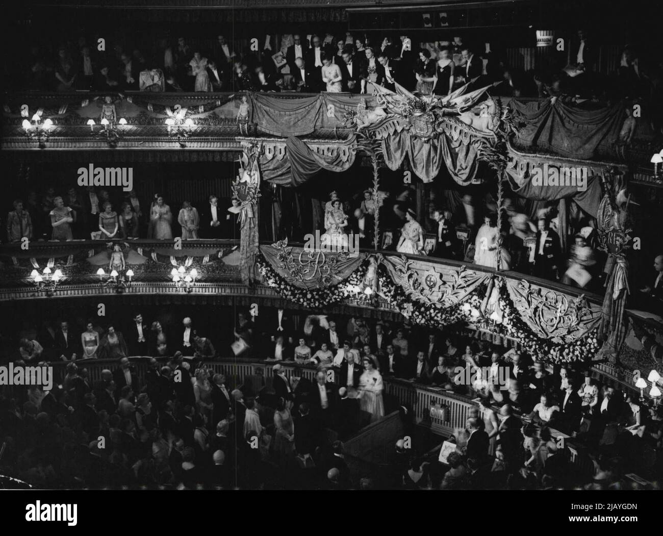 Covent Garden - Opernhaus. 10. März 1950. (Foto von Daily Mail Contract Picture). Stockfoto