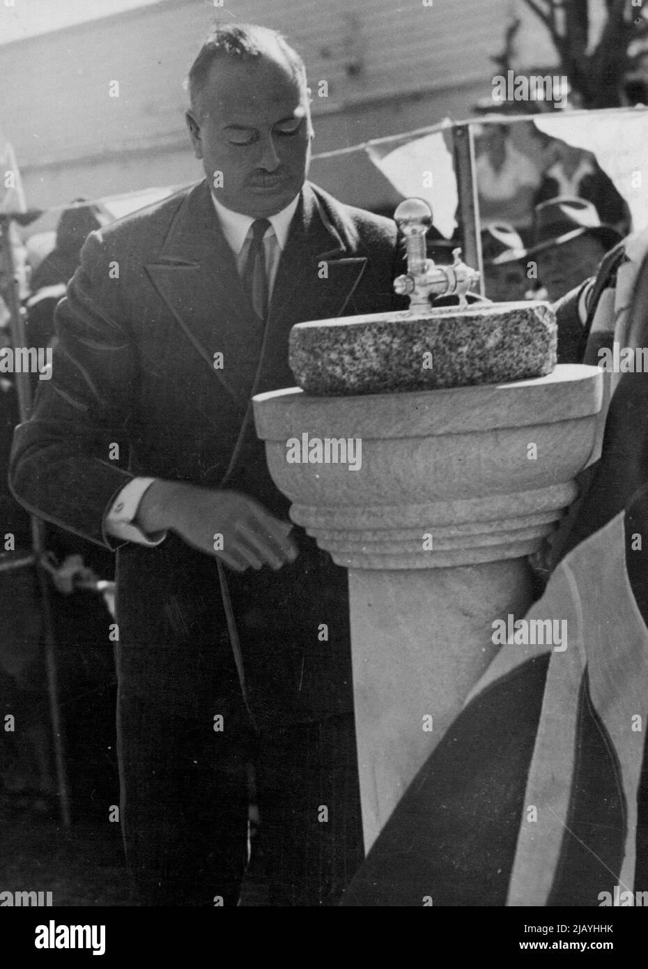 Duke & Duchess of Gloucester - Gouverneur/General von Australien. 25. Juni 1946. (Foto von C. Mail Special Photo Service). Stockfoto