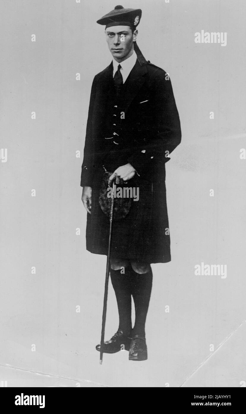 King George VI - (Porträts). 14. Dezember 1936. Stockfoto