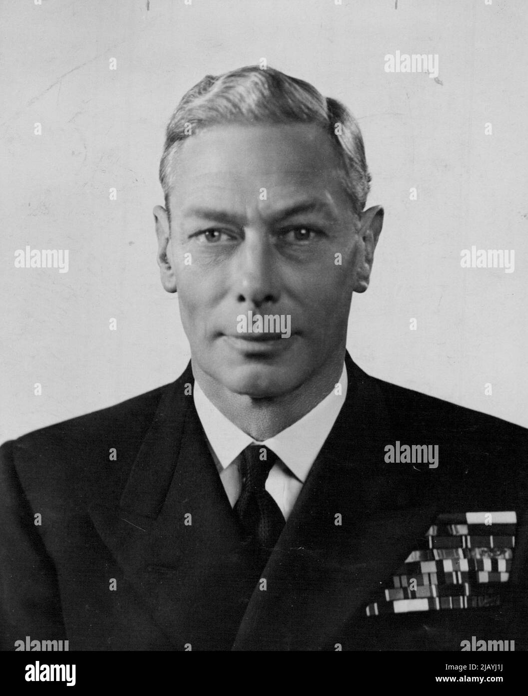 H.M. der König. 06. Juli 1947. (Foto von Dorothy Wilding). Stockfoto