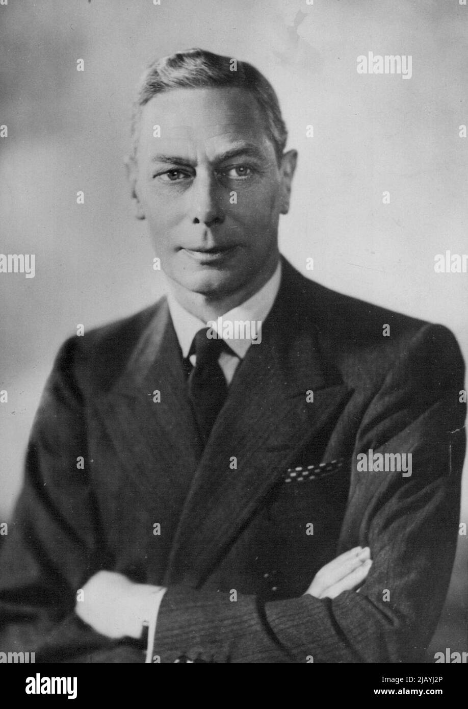H.M. der König: Ein neues Porträt von H.M. König George VI. Wurde gerade veröffentlicht 17. Juli 1950. (Foto: Sport & General Press Agency, Limited). Stockfoto