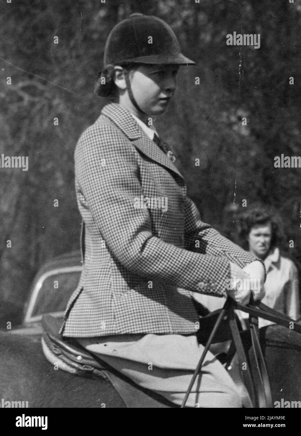 Prinzessin Alexandra. 05. April 1947. Stockfoto