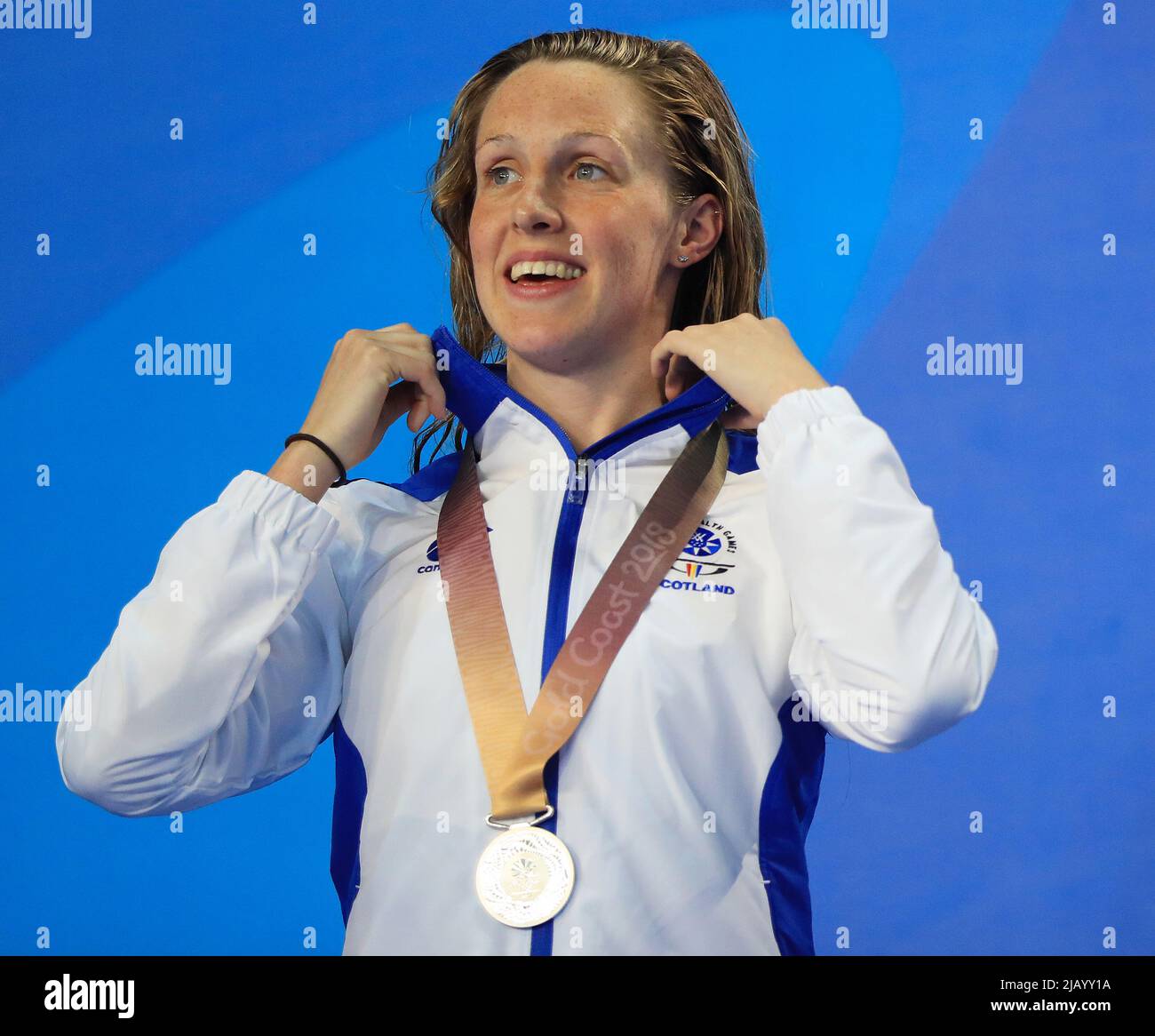 File photo dated 01//12/21 of Hannah Miley who has been awarn an MBE (Member of the Order of the British Empire) for Services to Swimming and to Women in Sport in the Queen's Birthday Honors list. Ausgabedatum: Mittwoch, 1. Juni 2022. Stockfoto