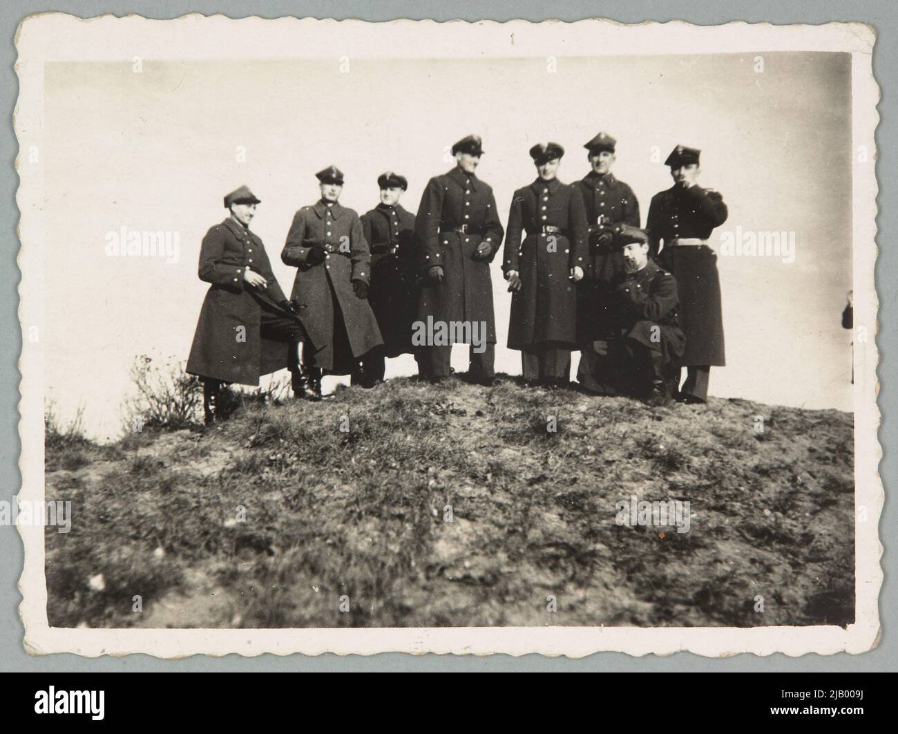Soldaten auf dem Hügel unbekannt Stockfoto