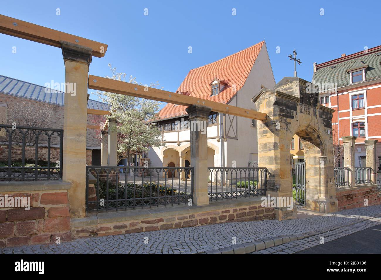 Luthers &#39;s Geburtsort in der Lutherstadt Eisleben, Sachsen-Anhalt, Deutschland Stockfoto
