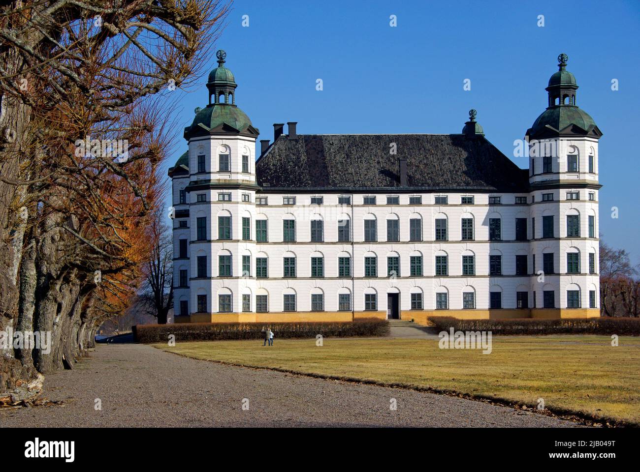 Skokloster Barockschloss aus dem 17.. Jahrhundert in Uppland, Schweden. Stockfoto