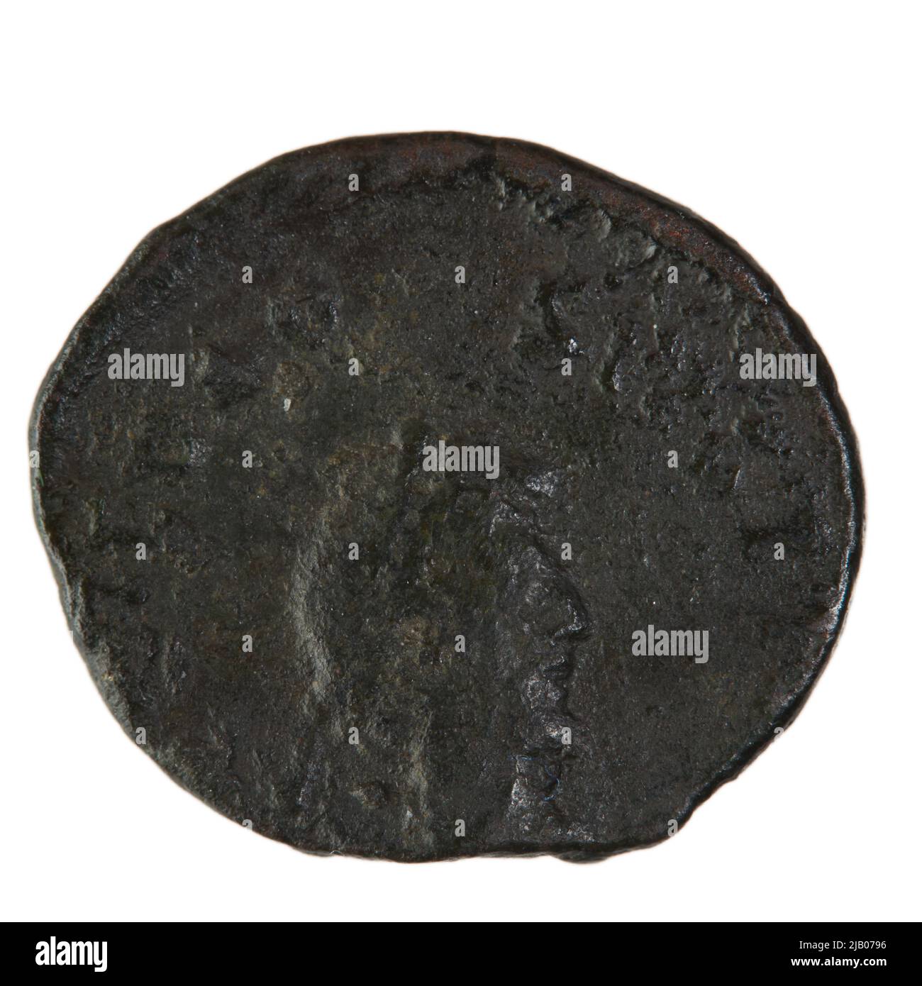 Römisches Reich, Theodosius I (379 395); 379 383 C.; Bronze (AE4) Theodosius Stockfoto