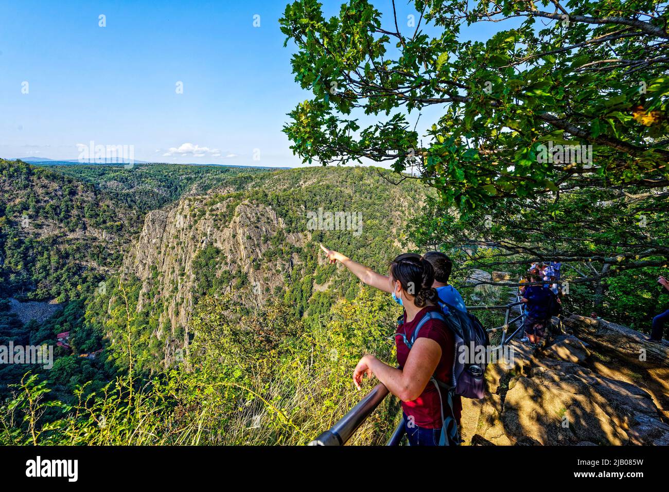 Teufelsmauer Thale. Harz Deutschland. Stockfoto