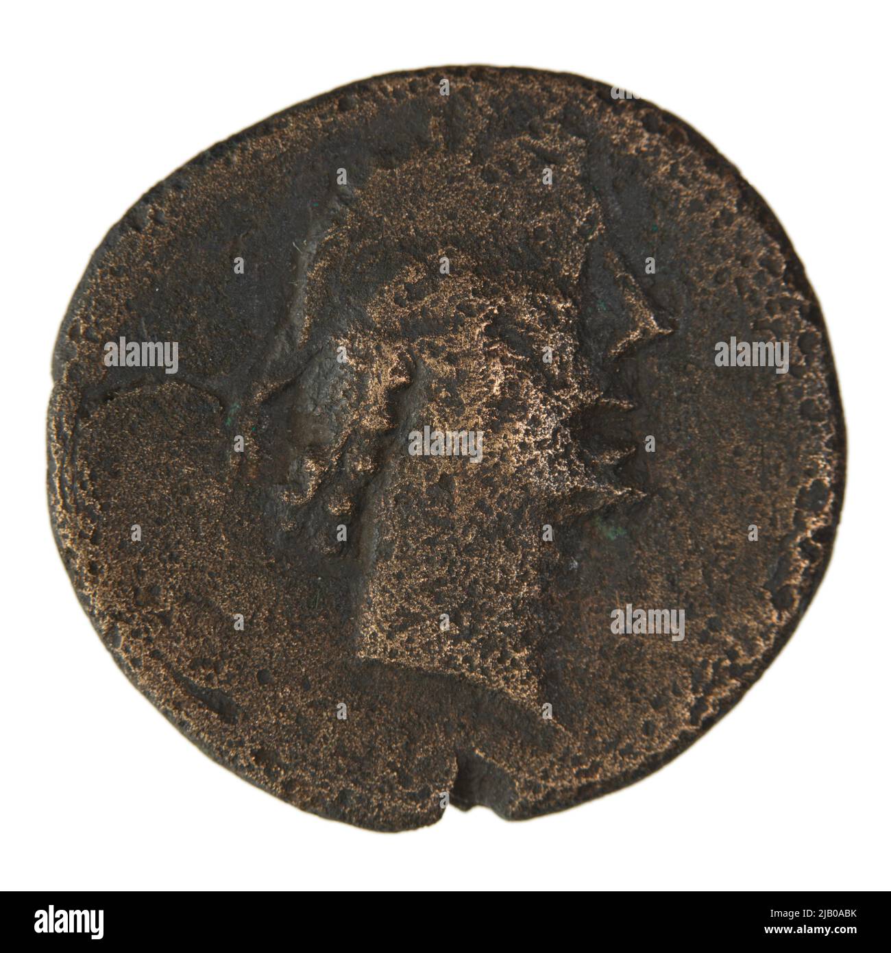 Griechenland, Kimerian Bospor, Pantikapajon, 2. Hälfte des ersten Jahrhunderts v. Chr., Bronze (AE) Panticapaeum Stockfoto