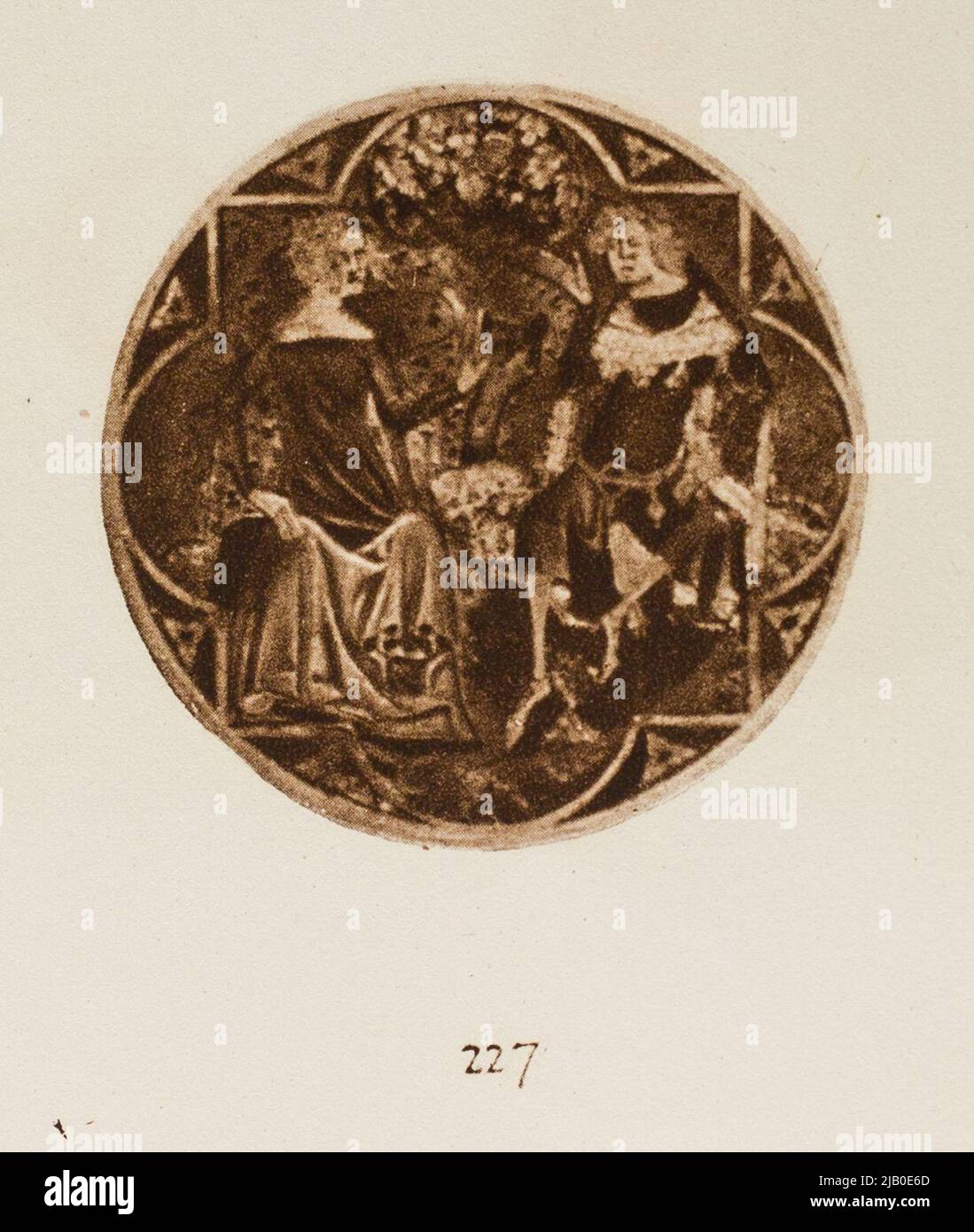 Medalion wird angezeigt Stockfoto