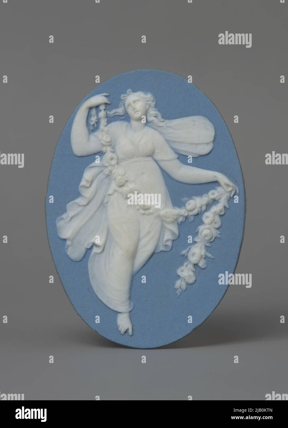 Medaillon Zefir Wedgwood Stockfoto