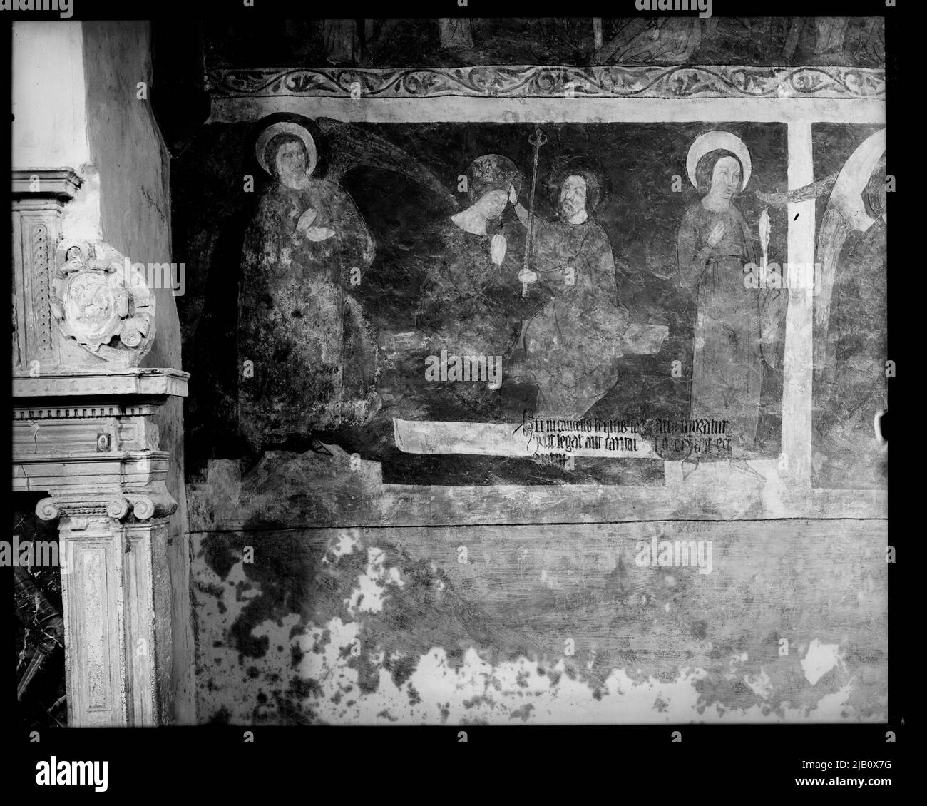 Czchów Kirche der Geburt der seligen Jungfrau Maria Polychrome Krönung von MB unbekannt Stockfoto
