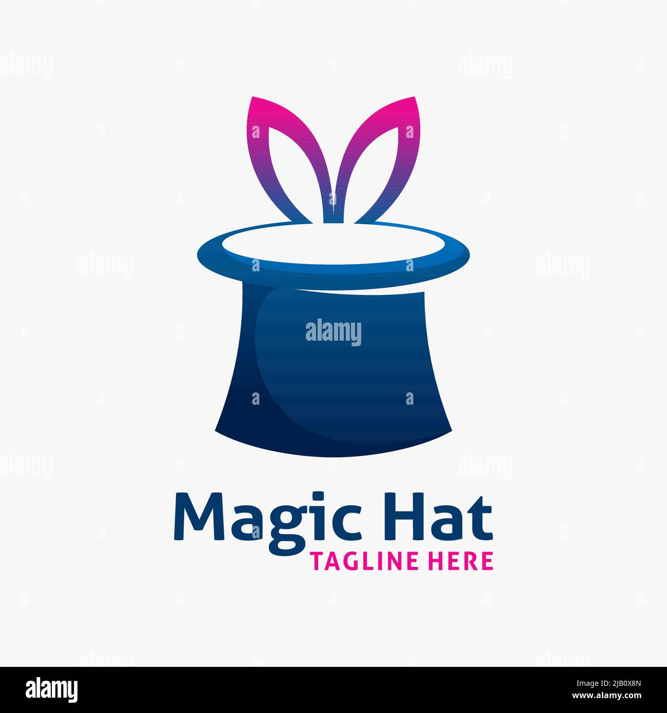 Magic hat Logo-Design Stock Vektor