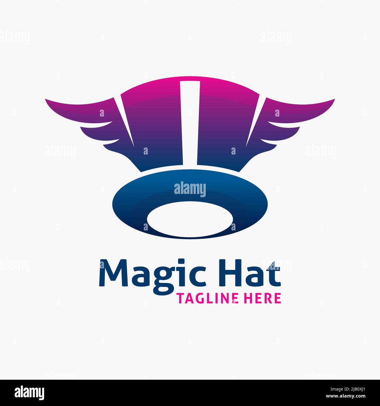 Magic hat Logo-Design Stock Vektor