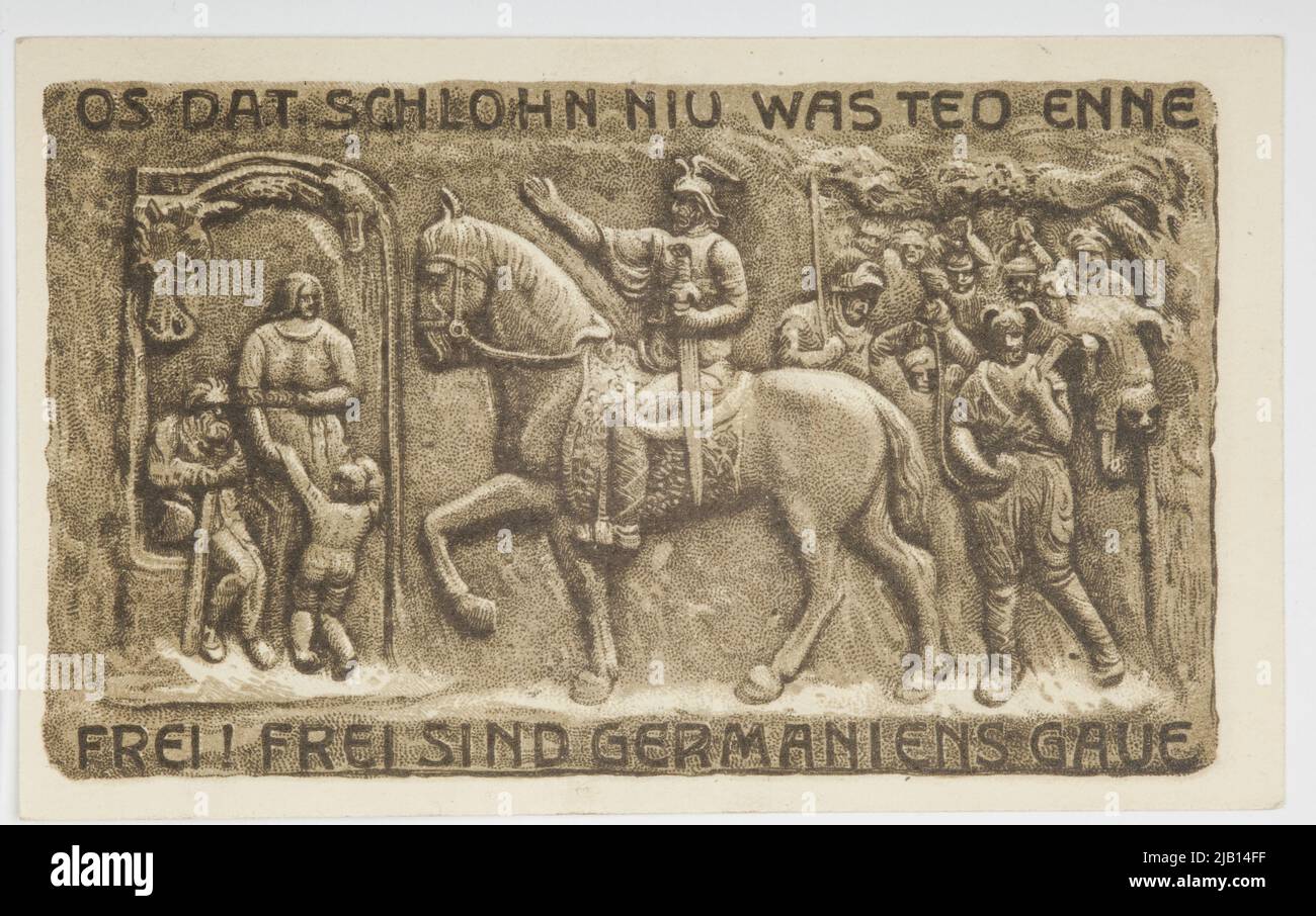 Ersatzgutschein für 50 Pfennig, Deutschland; Büro, Horn (Lippe); Juni 1921 Stockfoto