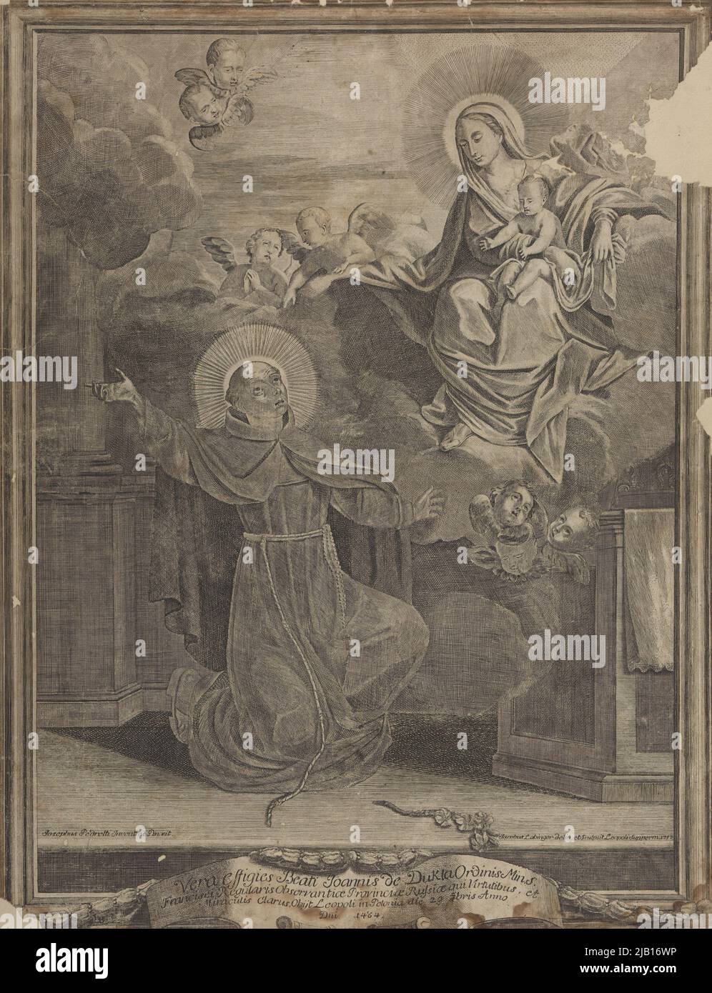 Wszyscy Święci w MNK Labinger, Jakub (fl. 1726 1760), Pedretti, Giuseppe Carlo (1694 1778) Stockfoto