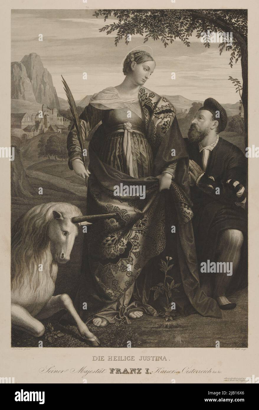 Wszyscy Święci w MNK Rahl, Carl Heinrich (1779 1843), Moretto da Brescia (1490/1498 1554), de 'Sacchis, Giovanni Antonio, dit. Pordenone (Ca1484 1539) Stockfoto