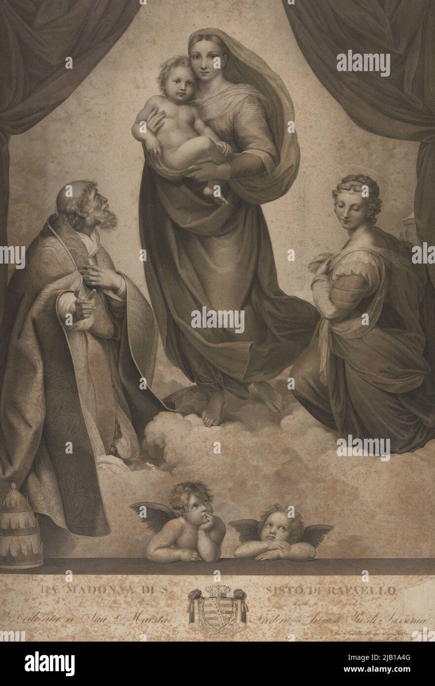 Wszyscy Święci w MNK Müller, Johann Friedrich Wilhelm (1782 1816), Seydelmann, Apollonia (1767/1768 1840), Santi, Rafaello (1483 1520) Stockfoto