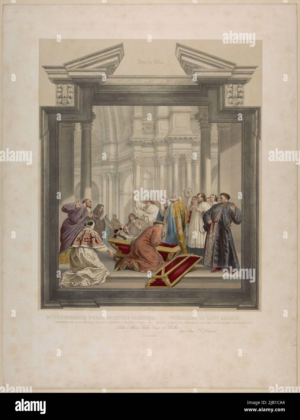 Wszyscy Święci w MNK Deroy, Isidore Laurent (1797 1886), Danckers de Rij, Peer (1605 1661), Rypiński, Karol (1808 1892), Grenier de Saint Martin, François (1793 1867), Wilczyński, Jan Kazimierz (1806 1885), Lemercier, Joseph Rose (1803 1887) Stockfoto