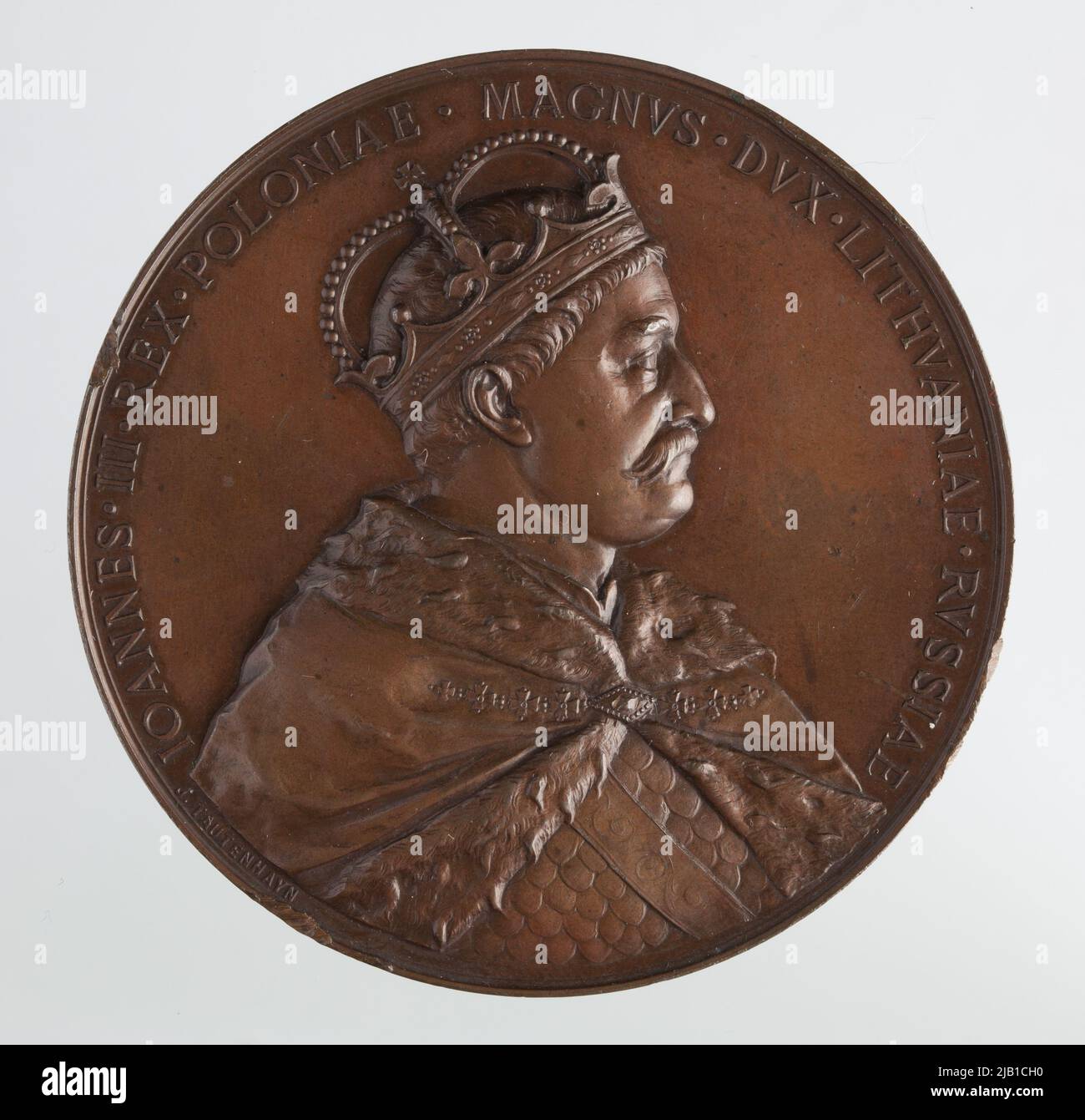 Medaille zum 200.-jährigen Jubiläum des Wiener Reliefs Tautenhayn, Josef Hermann (1837 1911) Stockfoto