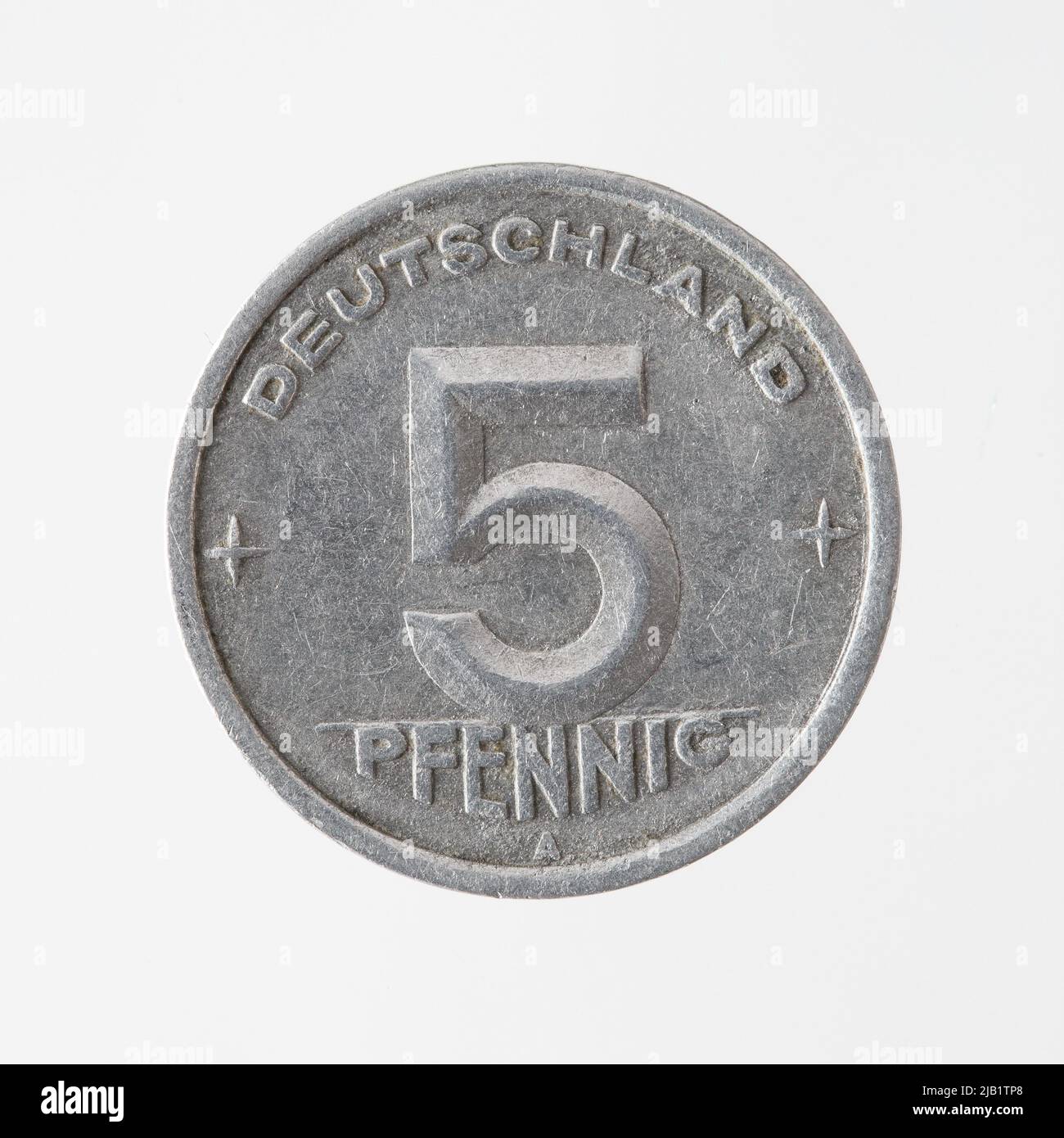 Deutschland (DDR), SBZ Sowjetische Besatzungszone (1945 1949), 5 Fenigs, Berlin, 1948 Berlin Stockfoto