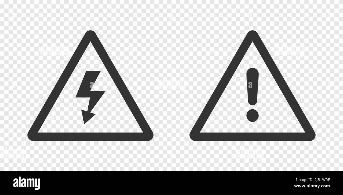 Warnschild Symbol einfaches Design Stock Vektor