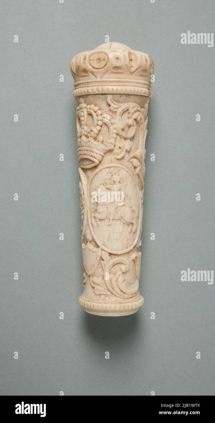 Griff für Jagdmesser Stockfoto