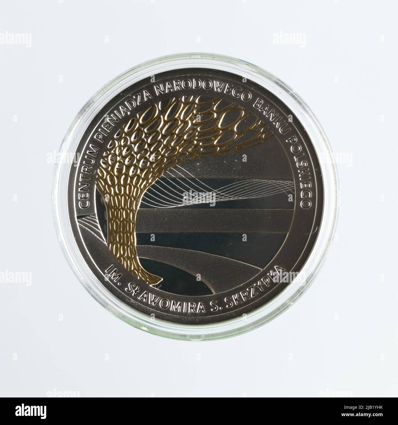 Gedenkmünze, Polnische Republik, 10 Zloty, Warschau; 2016 Geldzentrum der Polnischen Nationalbank Sławomir S. Skrzypka Mennica Polska S.A., Surjewska, Dobrochna, Polnische Nationalbank Stockfoto