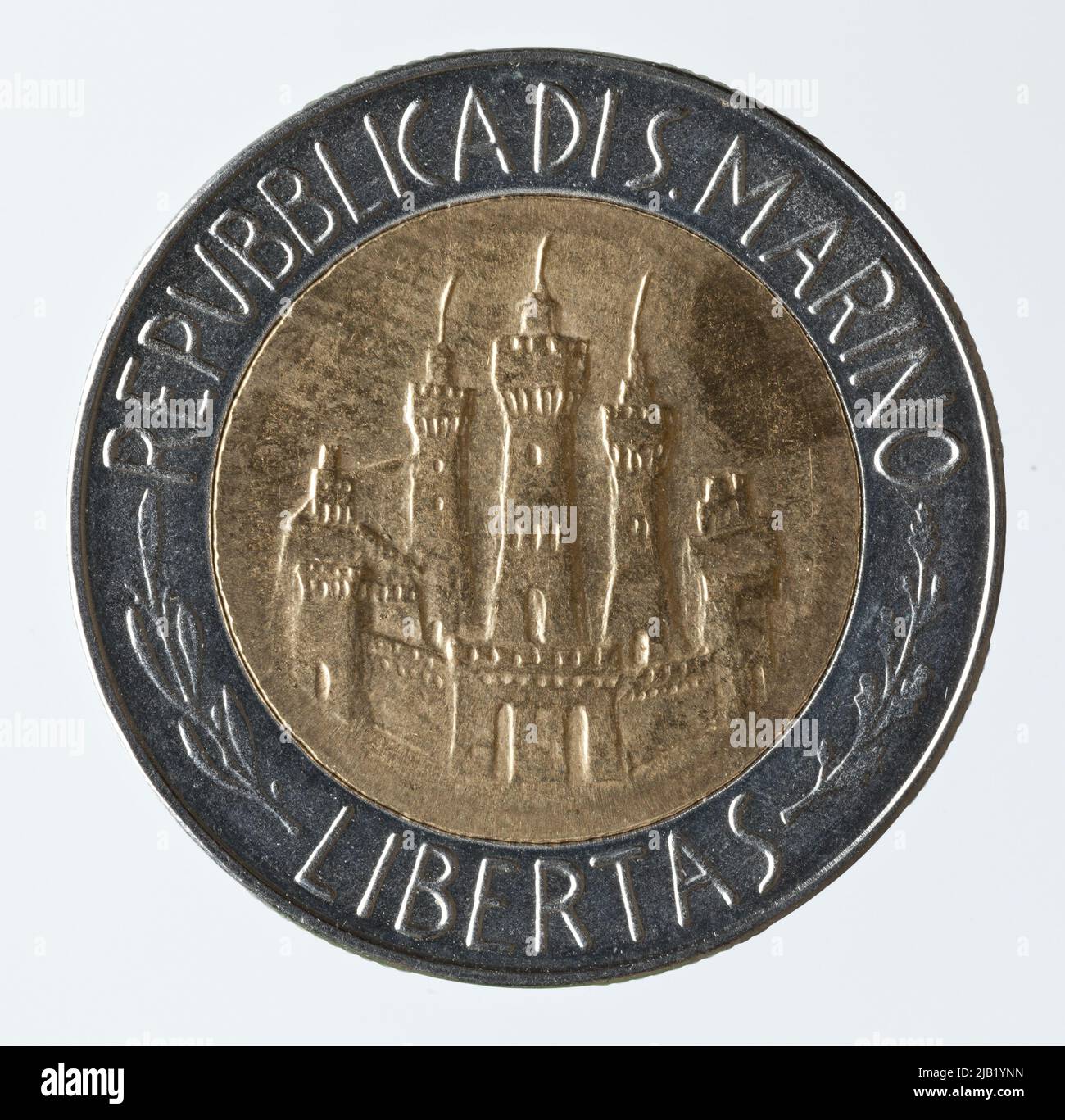 San Marino (Republika), 500 Lirów, Rom, 1984. Albert Einstein Mennica Rzym, Manfrini, Enrico (1917 2004), Rossi, Giovanni Stockfoto