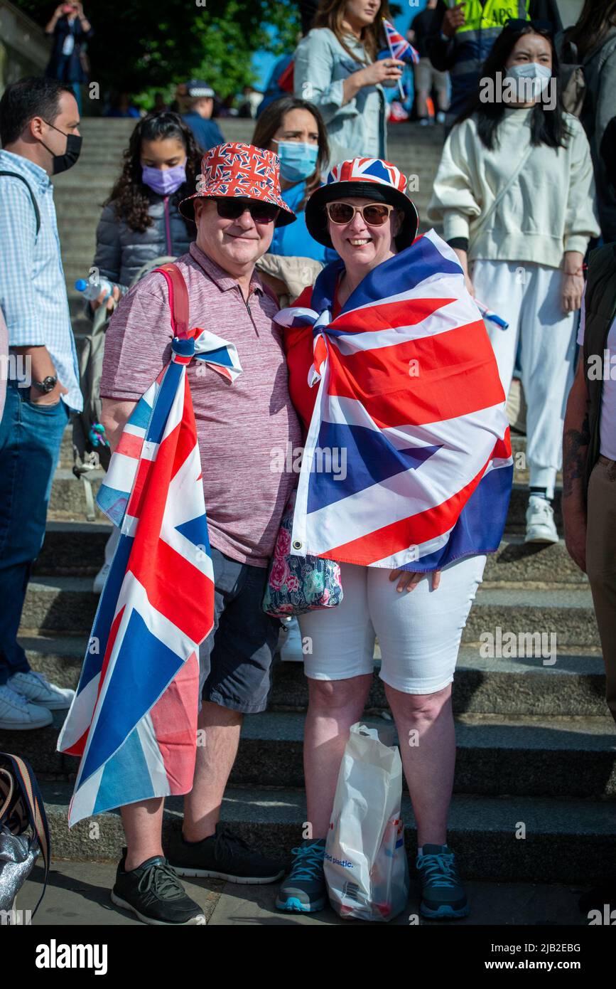 Platinum Jubilee, Queen's Birthday Parade Stockfoto