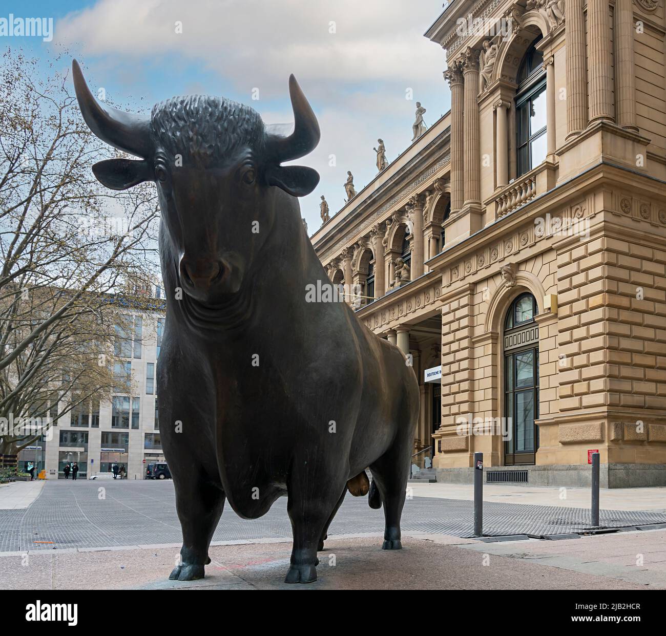 Das Gebäude der Frankfurter Wertpapierbörse Stockfoto
